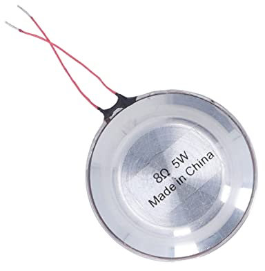 Altavoz de Resonancia Redonda de 35MM y 5W, Altavoz de Vibración, Altavoz de Resonancia de Todas las Frecuencias Magnético Interno de Dirección única (8Ω 5W)