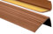 PerfectPVC PVC Treppenkantenprofil selbstklebend 65x40mm 1,00m Antirutsch-Profil Treppenprofile Kantenschutz Winkelprofil aus Kunststoff für Treppenstufen Treppen Bernsteinfarbe