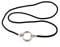 BHUEHSS Eyeglass Holder Necklace Ring Simple Glasses Holder Strap Chain Sunglasses Holder Anti-lost Cord Necklace for Women Men BK#