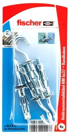 fischer Tasselli metallici per cavità HM 5 x 37 RH K 5 pezzi
