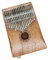 ibasenice 17 Daumen Stimmhammer Mini-kalimba-klavier Taschenklavier Drehbares Sitzkissen Afrikanische Kalimba Handglocken Läuten Kalimba-fingerklavier Cajon Eingebaut Mahagoni Kind Marimba