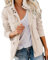 Imily Bela Übergangsjacke Damen Leichte sommerjacke Herbst Stehkragen Jacket Boyfriend Parka Sommerjacke Elegant leichte Jacke Kurzmantel(Beige，S)