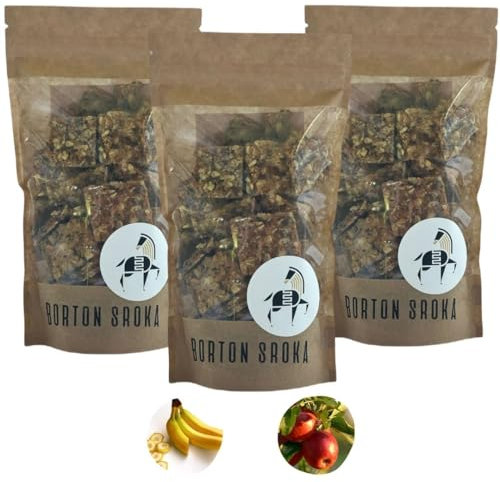 Pferdeleckerlies - Leckereien für Pferde und Pony - 100% Natur ohne Zusatzstoffe – als schmackhafte Pferdeleckerlis oder als Zusatzfutter - Beste Zutaten - Feine Kekse (450, Banane)