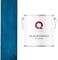 Q-Cover Holzlasur Blau 5L (ca.25m²-1 Anstrich) Satin Holzschutz Holzschutzlasur Lasur Wasserbasierte Innen Außen Lasur Abperleffekt Für Holz