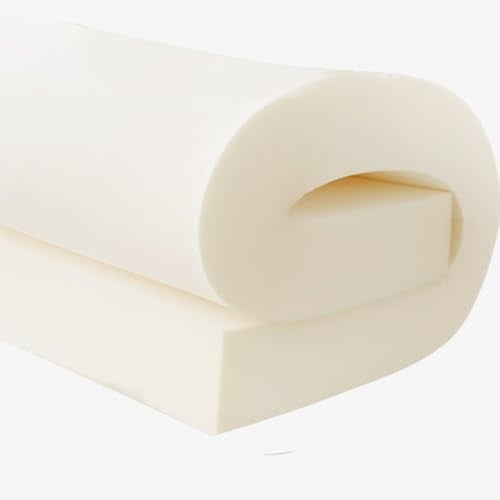 Miaogoo Polsterschaum mit hoher Dichte für Stuhl, Sofa, Bank, Boden, multifunktionale, feste Schaumstoffpolsterung, bequemes, atmungsaktives Schaumstoffkissen (benutzerdefinierte Größe, 10 cm dick)