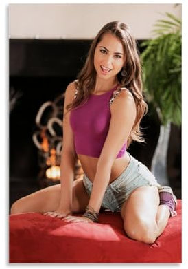 NeBaln Riley Reid Wunderschönes Poster, Kunstdruck, Wandfoto, Farbe, hängendes Bild, Familienschlafzimmer, Dekoration, 50 x 75 cm