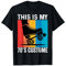 Das ist mein 70er-Jahre-Kostüm, 70er-Jahre-Stil-Rollschuhe, 1970er-Jahre T-Shirt