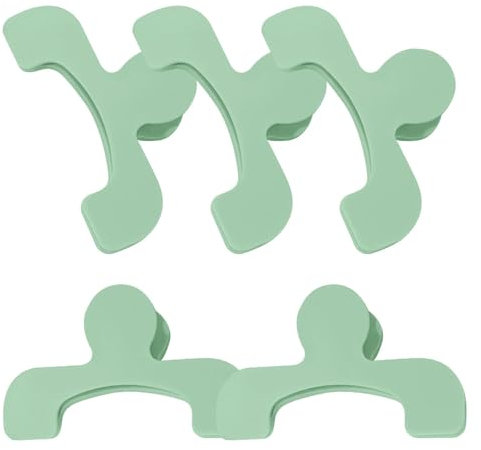 Buchhalter mit Klammer, Buchhalter zum Lesen | 5 x Handbuchhalter, multifunktionaler Klavierbuch-Organizer, Musikbuch-Seitenhalter, Handbuch-Clip