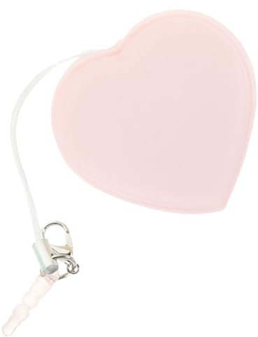 SEWOART Herzförmiger Handy Bildschirmreiniger aus Silikon Vielseitiger Brillenreiniger Hängendes Design für Smartphones und Brillen Langlebig und Flexibel