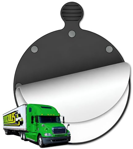 1 disque de montage robuste pour tableau de bord pour semi-camions de 114,3 mm - Disque adhésif pour fixation de téléphone et tablette, GPS et caméra embarquée - Adhésif 3M extra fort avec poignée