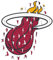 Iconic Puzzles - Miami Heat, Logo, Holzpuzzle, offiziell lizenziert von der NBA, 100% nachhaltig, Größe M, 270 Teile