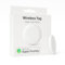 Smart Tag Rexzol custodia tracker compatibile con Apple dove è? App [solo iOS], Key Finder Smarttag per auto, valigia, portafoglio, bicicletta, chiavi, iPhone IP68 impermeabile (1 P) (Bianco)