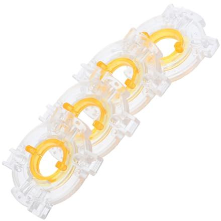 ERINGOGO 4 Piezas Base Transparente de Joystick con Anillos Retenedores Redondos de Accesorios Videojuegos Compatible con Joysticks Diy y Gran Versatilidad