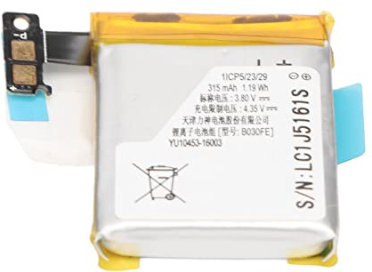 BAOFUYA 315mAh B03FE Batterieersatz 315mAh B03FE Batterie für Gear Watch V700 SM V700 mit Mikrochip -Schutz Gegen Überhitzung