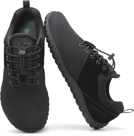 Saguaro Chaussures Barefoot Minimalistes Unisex, Avant-Pied Large, Zéro Drop pour Marche Naturelle et Fitness, Tailles 36–48