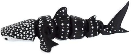 3D Printed Figur, Gelenke Keepsake, 4,53 x 2,56 x 1,18 Zoll, Tiermodel Themed Shark Model mit Display-Funktion, Lifestyle Gadgets für Wohnzimmer, Schlafzimmer, Schlafsafe, Teenager, und Mädchen