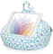 iBeani iPad and Tablet Cushion Stand - Bean Bag Holder For All Devices - Securely Holds at Any Angle on Any Surface - Handy Side Pocket - Range of Designs - Geometric
