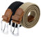 maikun Braided Elastic Stretch Woven Belt with Leather Tip Nickle Pin Buckle Black Grey