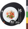 Sidorenko Edles Platzset aus Filz Ø 38cm - 6er Set grau - Tischset Abwischbar Filzuntersetzer - Waschbare Tischuntersetzer Platzdeckchen - Untersetzer Filzmatte