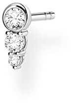 Thomas Sabo Einzel Ohrstecker weiße Steine silber 925 Sterling Silber H2143-051-14