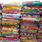 5 Stück recycelte Sari-Decken, Vintage-Kantha-Lot, indisch, handgefertigt, alte Vintage-Baumwolle, Sari-Stoff, feines Gewebe, Patchwork-Steppdecke, handgefertigt, Kantha-Gudari-Decke