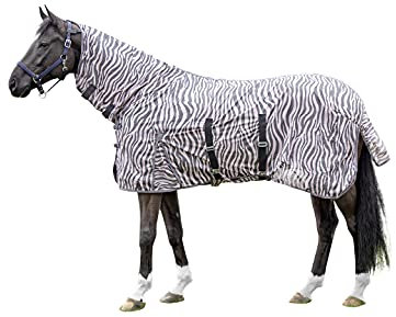 HKM Pferdedecke-12445 rosa/grau 125