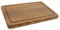 4x HOFMEISTER® rechteckiges Schneidebrett aus Eiche (30 cm/mit Saftrille)
