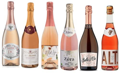 6x Alcohol Free Sparkling Rose Wine Bundle, Including Darling Cellars,Oddbird Rose, Belle & Co, Wildlife Botanicals : provided by Alcohol Free Co - Excellent on Trustpilot