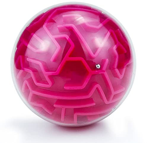 YongnKids 3D-Puzzle-Spielzeug, Gedächtnis-Labyrinth-Ball-Puzzle-Spielzeug-Geschenke für Kinder und Erwachsene - Geringer Schwierigkeitsgrad, Harte Herausforderungen, kleine Bälle, Denksportaufgaben