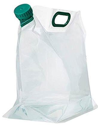 Gourde Sport Pliable Bouteille Deau Sport Pliable Gourdes Fuite Preuve Bouteille d'eau réutilisable Voyage Bouteille d'eau Green,10l