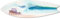 DECLINA Dekoratives Surfbrett White Sand Beach, Surfboard bedruckt, Surfbrett, Deko Wanddekoration, Dekobrett, 100 x 30 cm