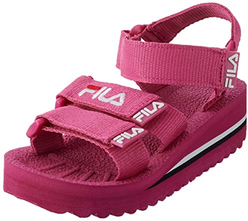 FILA Mädchen Tomaia Kids Sandale, Carmine, 32 EU