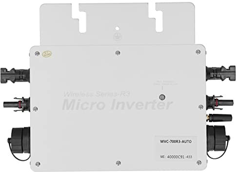 Jectse Onduleur Réseau, 120/230V 700W Micro-onduleur Solaire Réseau, Contrôle WiFi, Micro-onduleur D'identification Automatique avec CEC, CE, Brésil INMETOR, Amérique du Nord Certification ETL