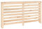 vidaXL Radiator Cover - Untreated Solid Pine Wood, Practical Shelf with Modern Slat Design, Ideal for Living room, Bedroom, Office Space - Dimensions: 153 x 19 x 84 cm