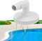 SPORTARC Vakuum Skimmer Platte, Skimmer Vakuum Platte 15CM Pool Skimmer Adapter 90 ° Ellenbogen Für Hayward