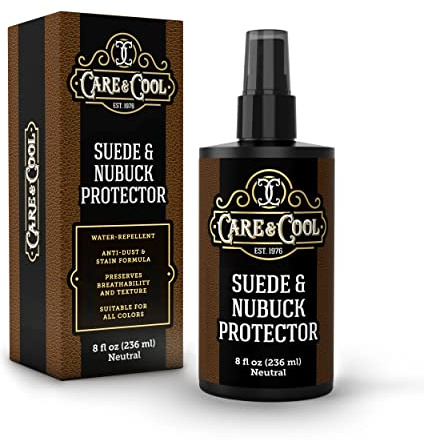 Care & Cool Suede & Nubuck Protector Spray, Water & Stain Repellent