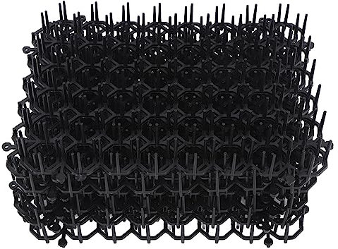 TOPINCN Lot de 12 Tapis Anti-Chats, Tapis Anti-Chats, Tapis Anti-Chats, Tapis Anti-Chats pour Extérieur, Jardin, Fenêtre, canapé, Protections de Plantes en Plastique pour Meubles de