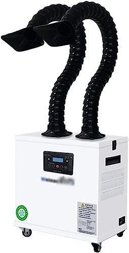 XARONF Solder Fume Extractor Double Arms Fume Extractor Solder 100W Fume Extractor Solder Rotary Switches Stepless Speed Regulation Soldering Iron Solder Fume Purifier (Color : Stil 3, Size : A)