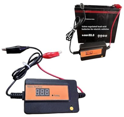Beyprern 400 Ah Batteriesulfator mit automatischem Impuls, Regenerator für Batterie, für Motorräder, Boote, Autos und LKW