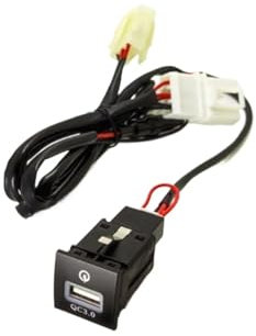 Prise de chargeur USB for voiture Golf 6 5 MK5 Scirocco 06-14, PD, Charge rapide QC3.0, bouton adaptateur d'interface allume-cigare (Color : QC3.0 charger)