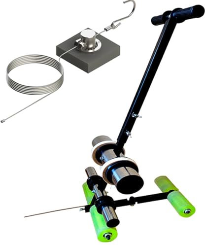 URJWAN Bodenband-Applikator, Klebebandklebemaschine, Sports Count-Bodenband-Applikator, HandgefüHrter Klebebandabroller, Bodenmarkierungswerkzeug Mit Zeichenkreis-Set,
