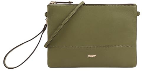 PAUL COSTELLOE Damen Leder Crossbody & Multiway Tasche, Ledertasche für Frauen mit Verstellbarem & Abnehmbarem Gurt Sling Crossover Schultertasche für Frauen, AMONA, Mayfly, Small