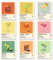 SUPERDANT CocktailsWandkunstdrucke Sommerkalte Getränke Wandgemälde Ungerahmt Sommerthema Leinwand Wandkunst Wandposter Für Küche Bar Wanddekoration 9er Set (Kein Bauernhof)