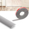 Flintronic Übergangsprofil Selbstklebend, 1.2m x 3cm PVC Boden-Leiste, Übergangsleiste Boden, Übergangsschiene ohne Bohren, Abdeckleiste für Fliesen, Holz, Laminat, Höhenausgleich 3cm(Graue)