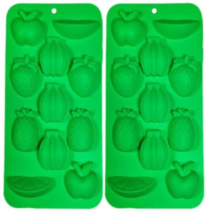 Eiswürfelform aus Silikon, Eiswürfelform – Ananas-Eiswürfelform aus lebensmittelechtem Silikon – Einfrierbares Bastelbedarf, multifunktionales Küchenzubehör, 2 Stück