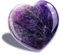 CrystalTears Herz aus Stein 60mm Groß Kristalle Heilsteine Herzform Handschmeichler Reiki Healing Edelstein Amullet spirituelle Geschenke für frauen (Amethyst)