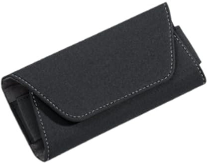 Opvonxeh Car Glasses Storage Box, Magnetic Closure Glasses Clip, Compact Leather Visor Sunglass Holder, 6.49 x 3.22inch Vehicle Sun Accessories, Protective Storage for Trucks and Gadgets