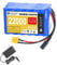HJGHY 12V 18000mAh 22000mAh 24000mAh 30000mAh Lithium Li-ion Battery Rechargeable Nest Boat Lithium Battery 12V Remote Control Fishing Bait Boat Battery,12V,22000mAh