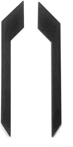 HSSDTECH Alloggiamento a D sottile, fondo in gomma, piedini in gomma per ASUS TUF Gaming F15 FX506 TUF Gaming A15 FA506 (1 sinistra + 1 destra) nero