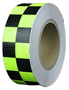 LQRCTRY Reflective Warning Reflector Tape， Reflective Adhesive Tape 2 inches x 39 feet Multicolor(H)